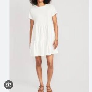 Old Navy White Casual Sundress